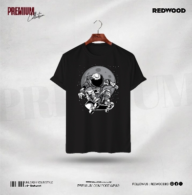 Picture of REDWOOD Premium T-Shirt "Astronaut Skateboard"
