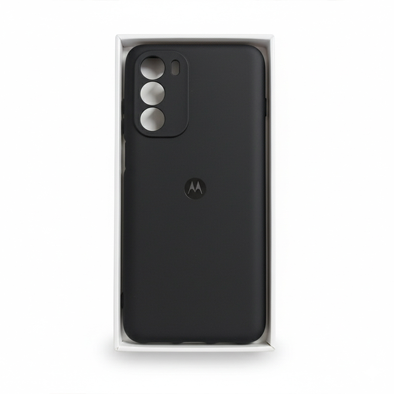 Picture of Silicone Case For Motorola Moto G200 5G - Luxury Soft Flexible Premium Shockproof Camera Bumper Protective Stylish Silicon Back Cover