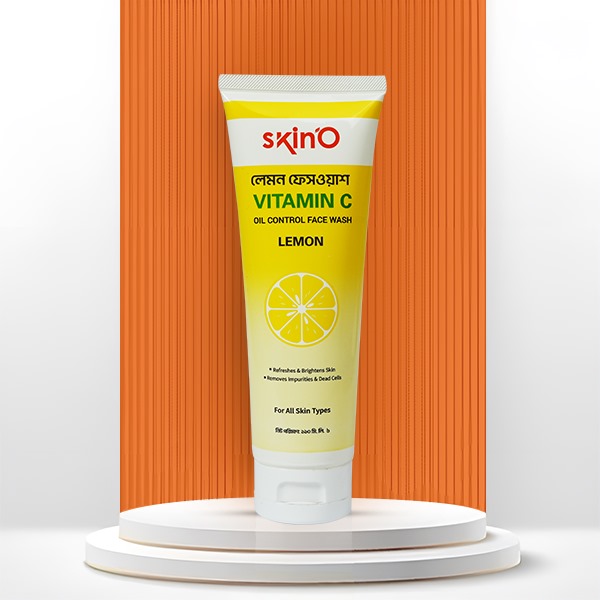 Picture of skinO Vitamin C Oil Control Facewash (Lemon) - 110ml to all skin type