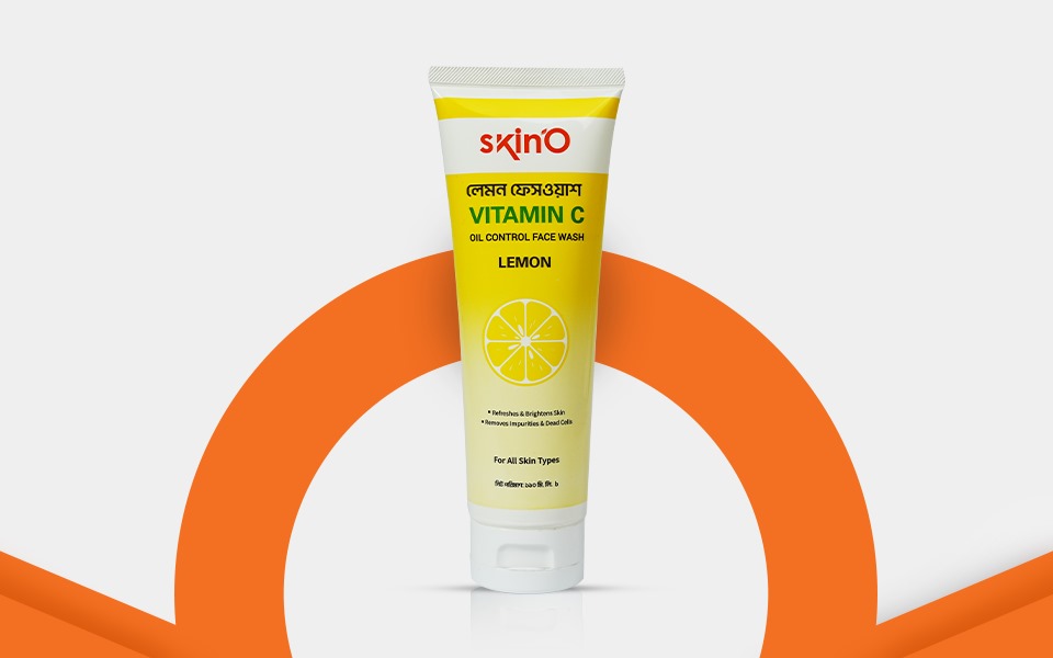 Picture of skinO Vitamin C Oil Control Facewash (Lemon) - 110ml to all skin type