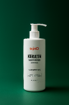 Picture of skinO Keratin Smooth Repair Shampoo - 200 ml to all hair type