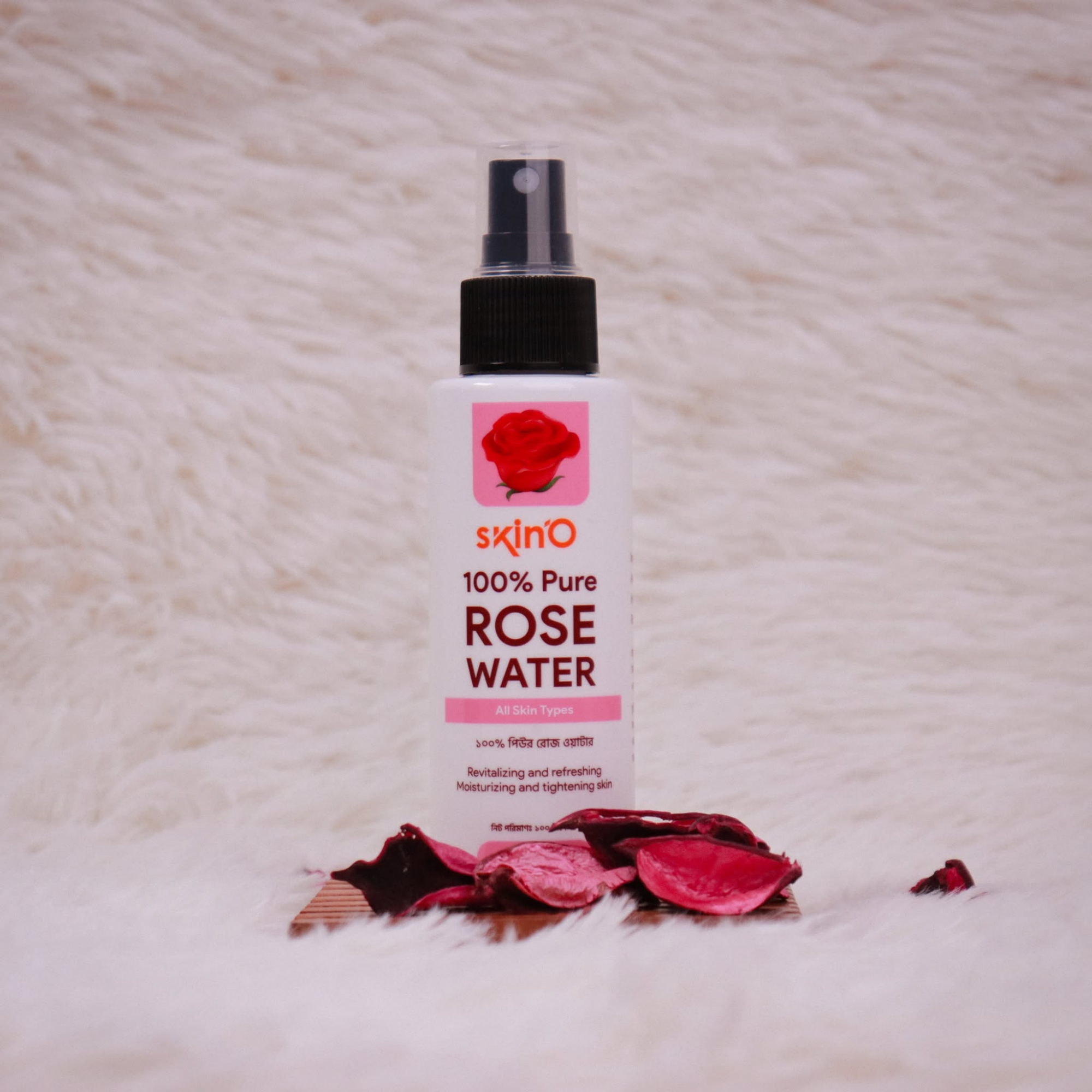 Picture of skinO 100% Pure Rose Water - 100ml to all skin type