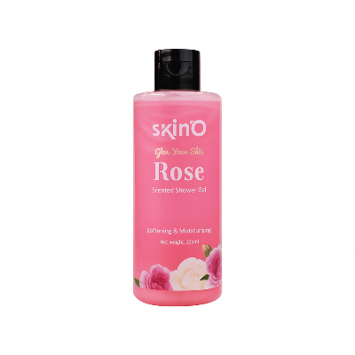 Picture of skinO Rose Scented Shower Gel - 220ml to all skin type