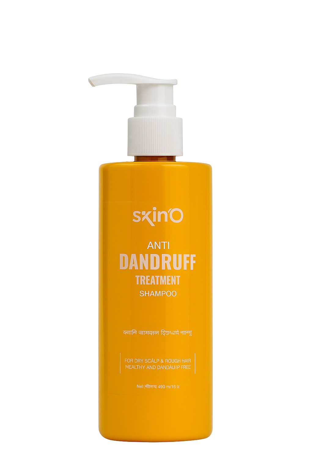 Picture of skinO Anti Dandruff Treatment Shampoo - 200ml to all hair type