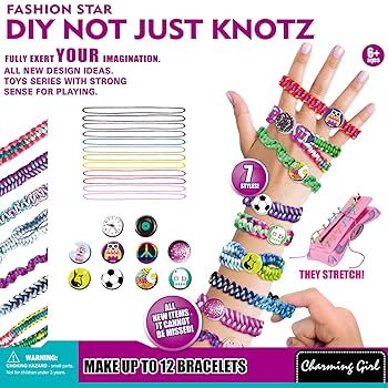 Picture of Friendship Bracelets Making Kit DIY KNOTZ Bracelets Maker