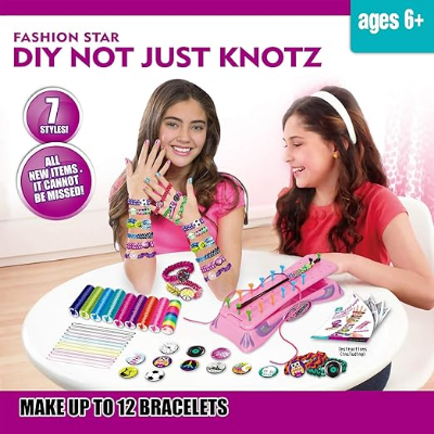 Picture of Friendship Bracelets Making Kit DIY KNOTZ Bracelets Maker