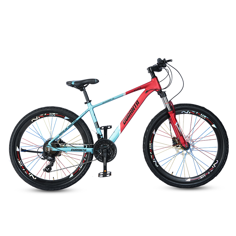 Picture of Duranta Alloy 24- Speed Elite 26 inch Red & Sky Blue Bicycle
