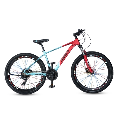 Picture of Duranta Alloy 24- Speed Elite 26 inch Red & Sky Blue Bicycle