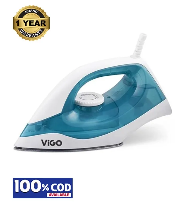 Picture of ViGO Light Weight Electric Iron 1000W with Overheat Protection VIG-DEI-009 Blue