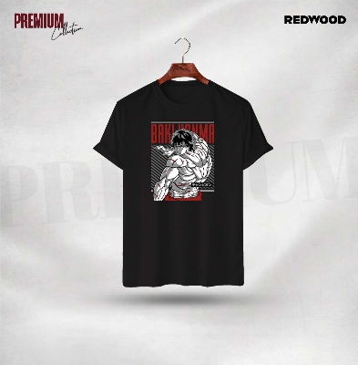 Picture of REDWOOD Anime T-Shirt- "BAKI HANMA"