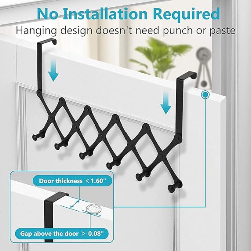 Picture of Door Hooks Rack- Over the Door Hanger Hooks