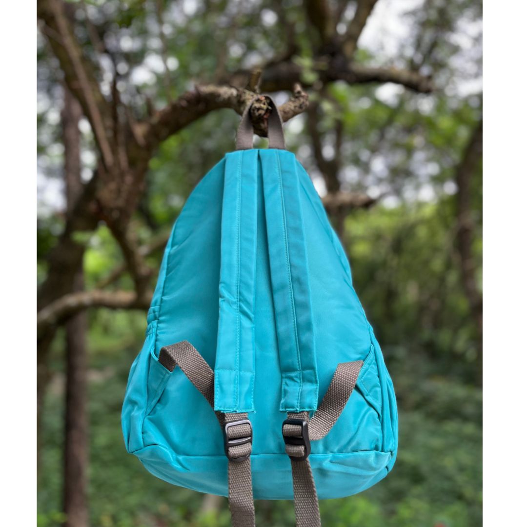 Picture of Simple Oxford Large Capacity Comter Backpack - Turquoise