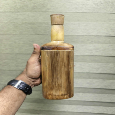 Picture of Eco Friendly Bamboo Water Botol Square Design