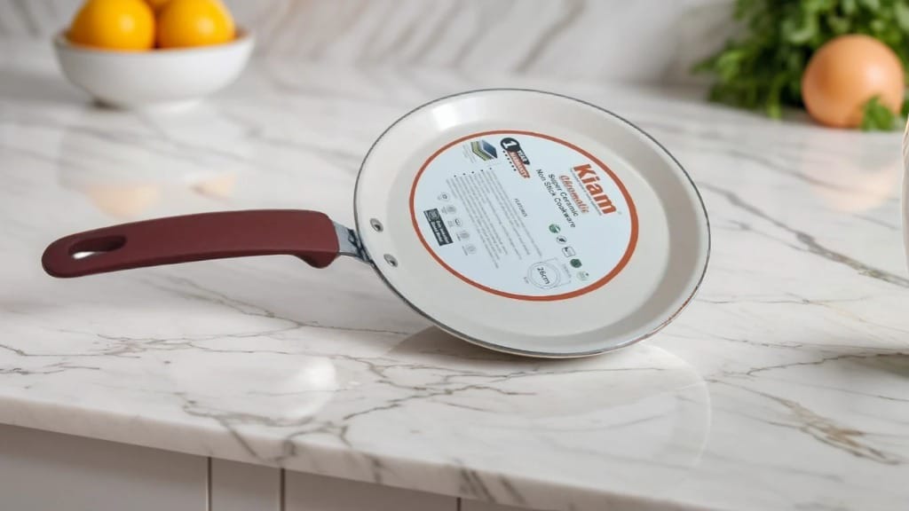 Picture of Kiam 26cm Dosa Tawa Ceramic Granite Non-Stick (Induction Bottom) 26cm 