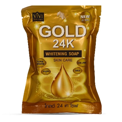 Picture of Vivi Skin Care Gold 24k Whitening Soap - 80gm