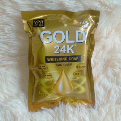 Picture of Vivi Skin Care Gold 24k Whitening Soap - 80gm