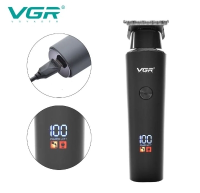 Picture of VGR V-937 NEW 8-hour Use time electric clipper LCD hair clipper hair salon special engraving electric clipper