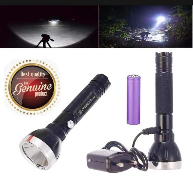 Picture of JY SUPER 1820 Rechargeable Metal Torch- Torch Light