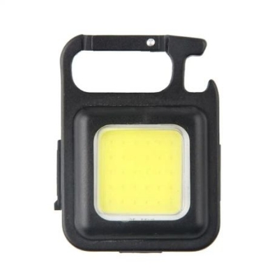 Picture of Portable LED Keychain Lights COB Flashlight Outdoor Work Light For Strong Magnetic Bottle Opener Camping Emergency Light