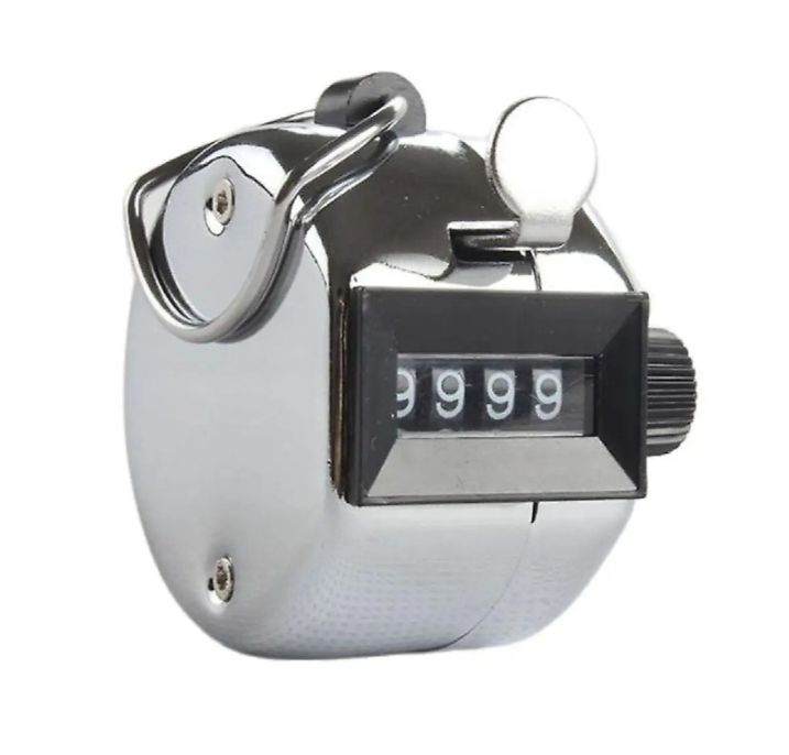 Picture of Tasbih Sparco Tally Counter with Finger Ring Silver-1ps