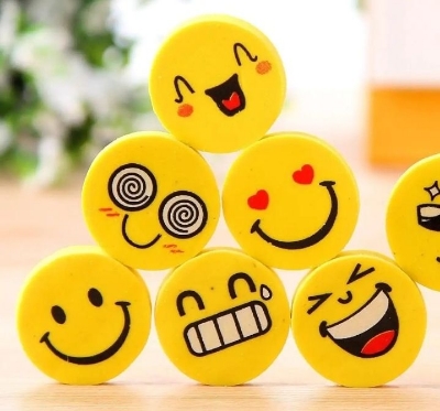 Picture of Emoji Erasers Small size Premium Quality - 20 PCS