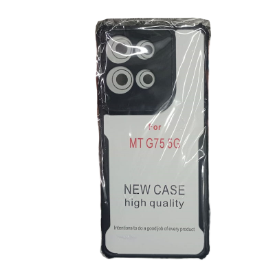 Picture of Xundd Back Cover for Motorola Moto G75 5G Transparent Hybrid Hard PC Back Bumper