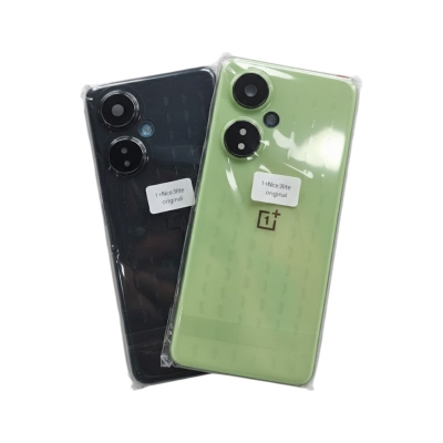 Picture of Replacement Backshell Glass Panel + middle fram  for Oneplus Nord CE 3 Lite 5G Battery Back Door Housing