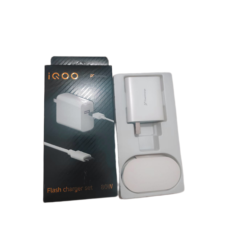 Picture of Vivo iQOO 80W Flash Charger Power Adapter,IQOO Charger V12066LOAO FlashCharger Cesan Type C Untuk Vivo iQoo 11 5G Z7x Z7 5G V27 V27e X80 Pro X90 Pro