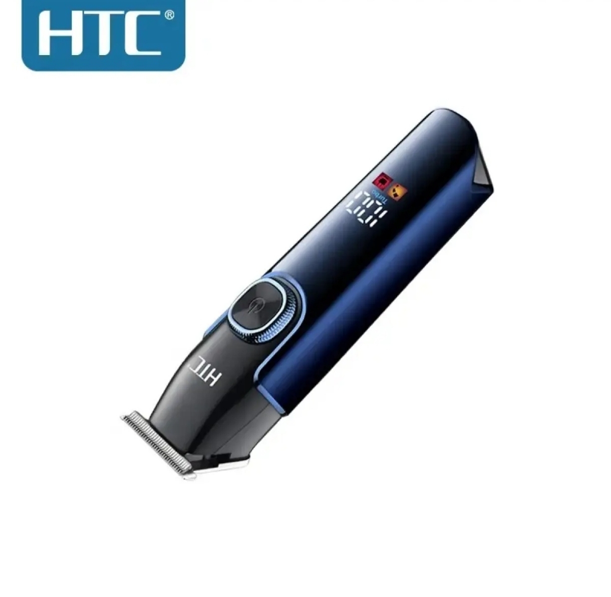 Picture of HTC AT-588 Professional T-blade Zero Cutting For Barber And Home Use Lithium Battery LED Display Two Speeds Control Hair Clipper For Hair Cutting