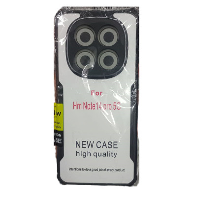 Picture of Xundd Back Cover for Redmi Note 14 Pro 5G Transparent Hybrid Hard PC Back Bumper