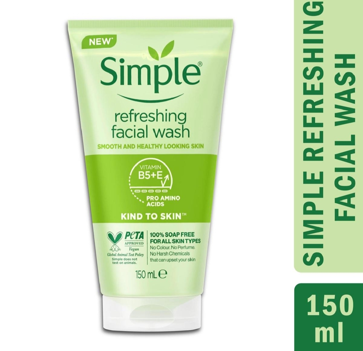 Picture of SIMPLE Refreshingly Facial Wash 150ml UK