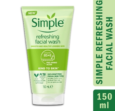 Picture of SIMPLE Refreshingly Facial Wash 150ml UK