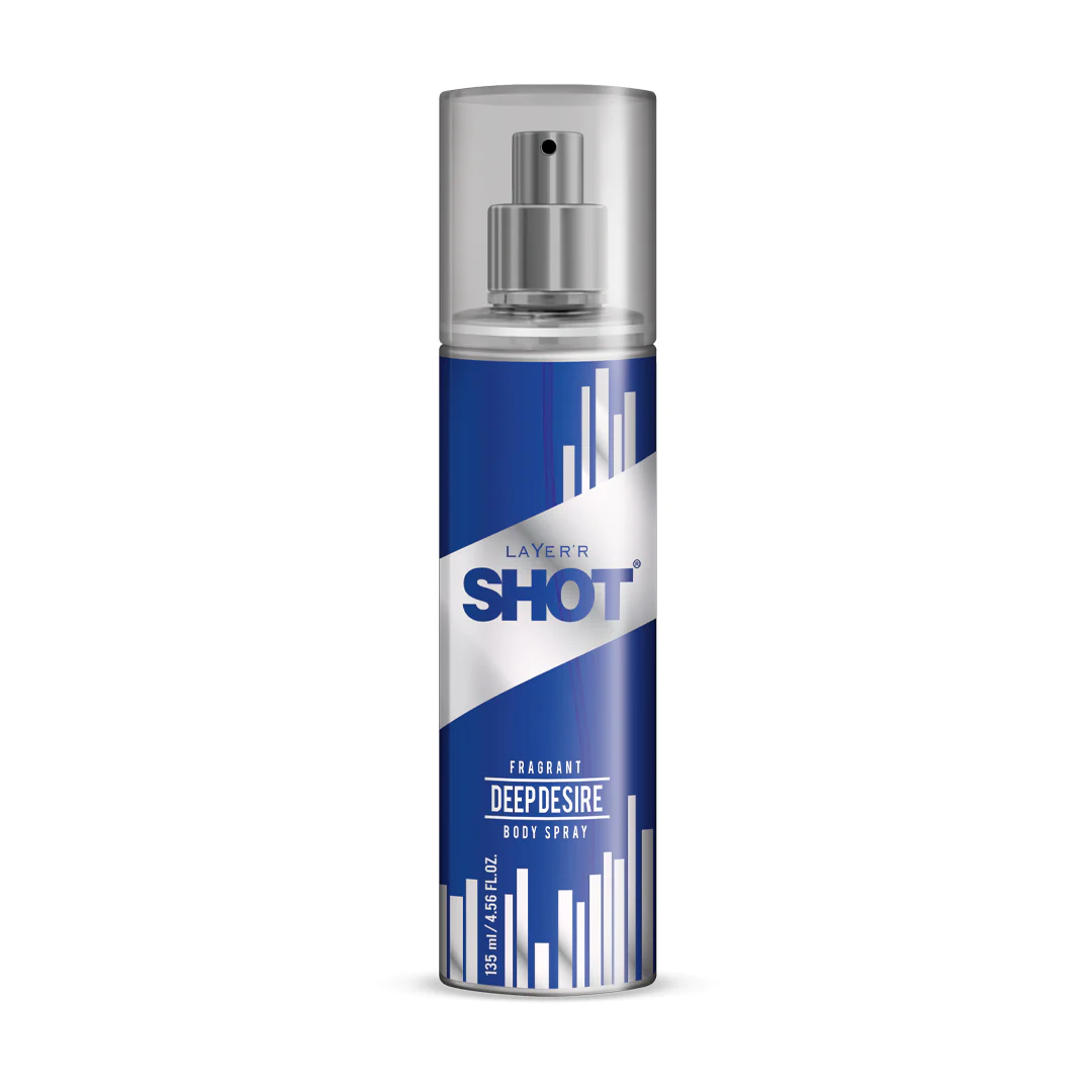 Picture of Indian product Body Spray Layer shot Deep Desire used for male - 135 ml