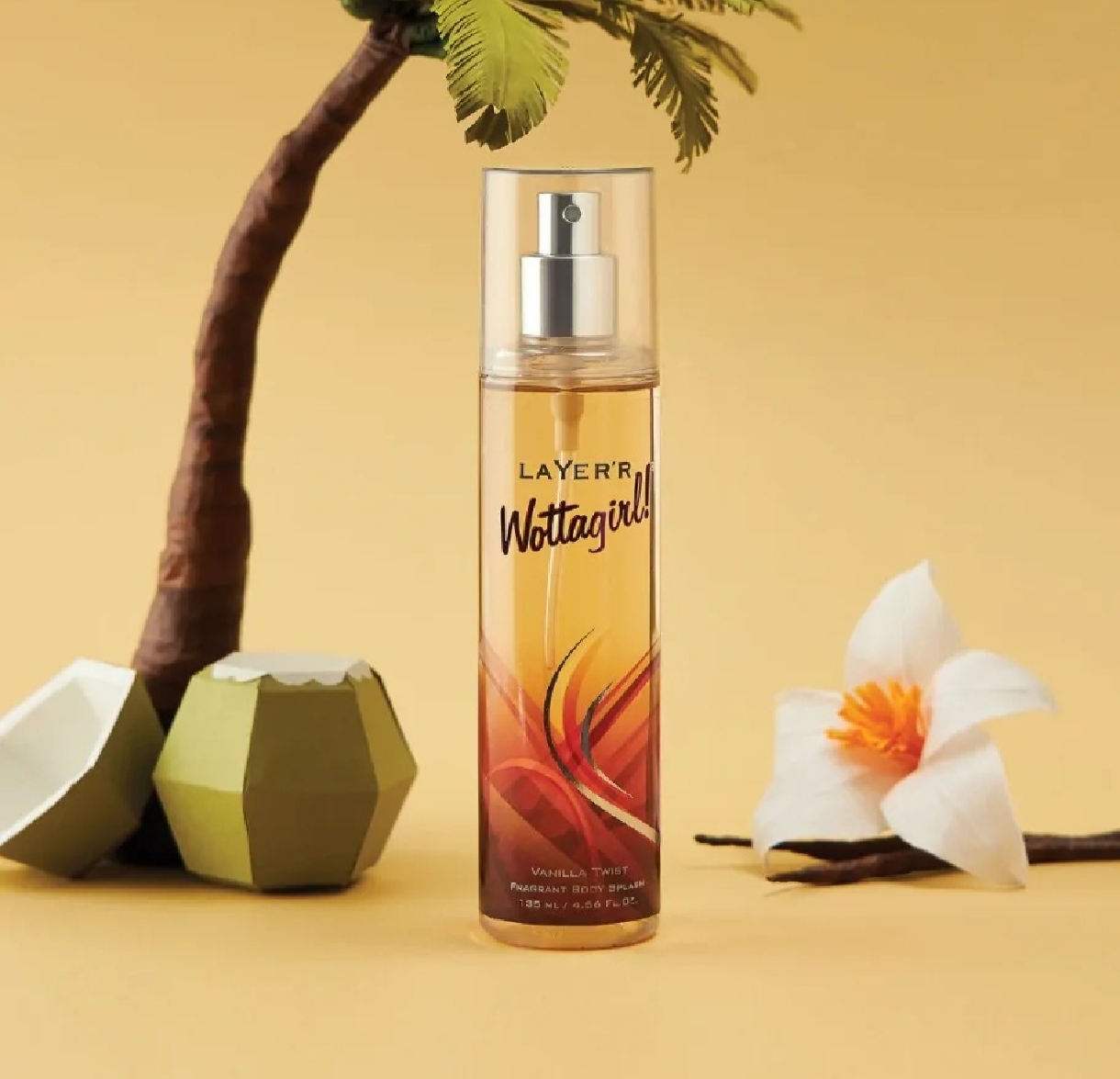 Picture of Indian product Body Spray Layers watergirl Vanilla Twist used for female - 135 ml