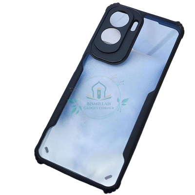 Picture of Xundd Back Cover for Honor 90 Lite 5g Transparent Hybrid Hard PC Back Bumper