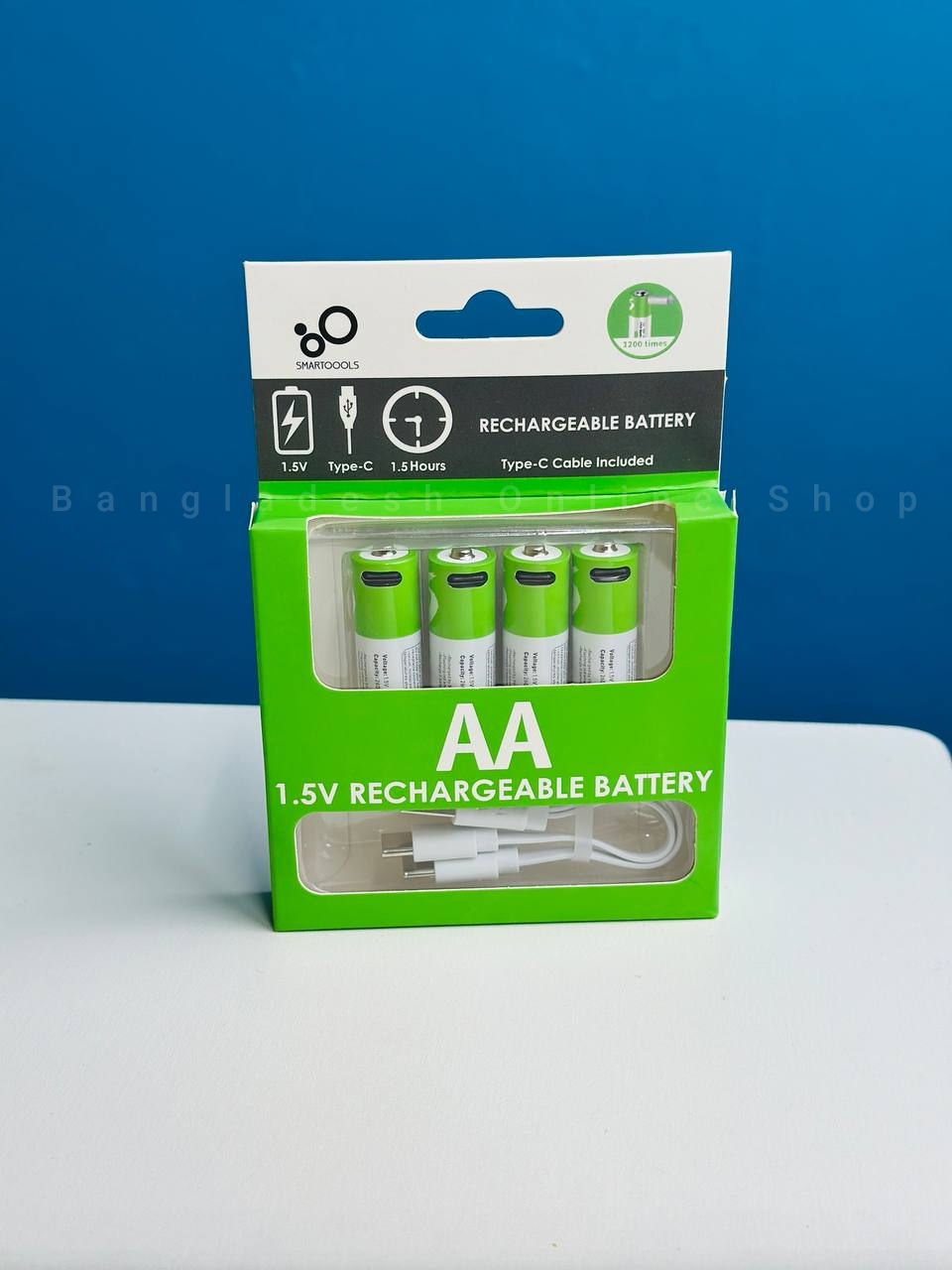 Picture of SmarToools RB40 AA 1.5V 2600mWh Rechargeable Battery (4/2 Pcs Set)