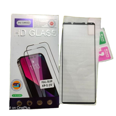 Picture of Full Glue Sony Xperia 5 IV XP-5 (IV) 5 Mark 4 HD Glass Big Curved Premium Screen Protector Sony Xperia 5 Mark 4 Tempered Glass