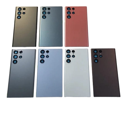 Picture of New For Samsung Galaxy S23 Ultra Back Battery Cover Rear Door Housing Rear Glass Case For Samsung S23 Ultra Battery Cover