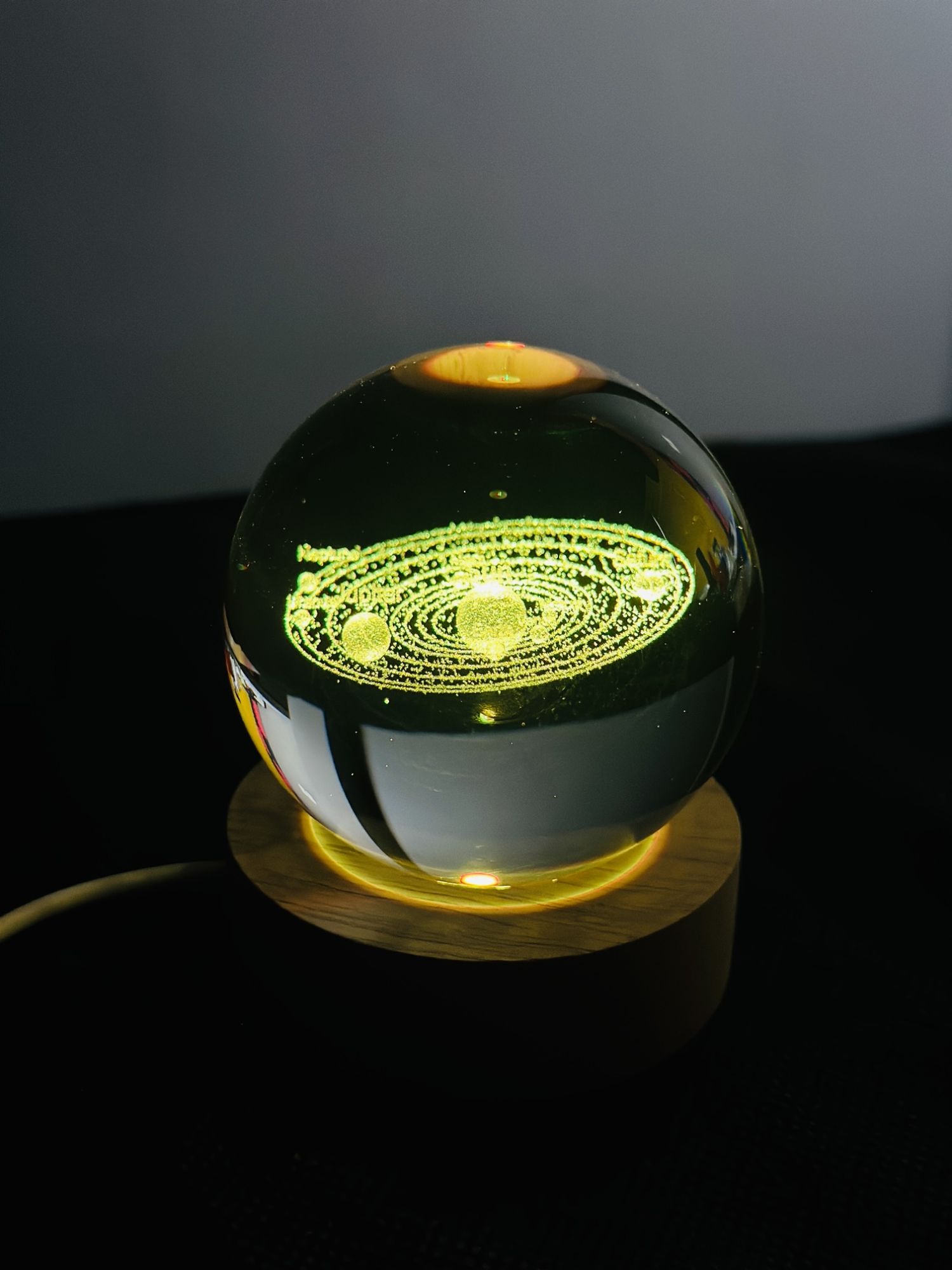 Picture of 3D Color Changing LED Crystal Ball – Solar System