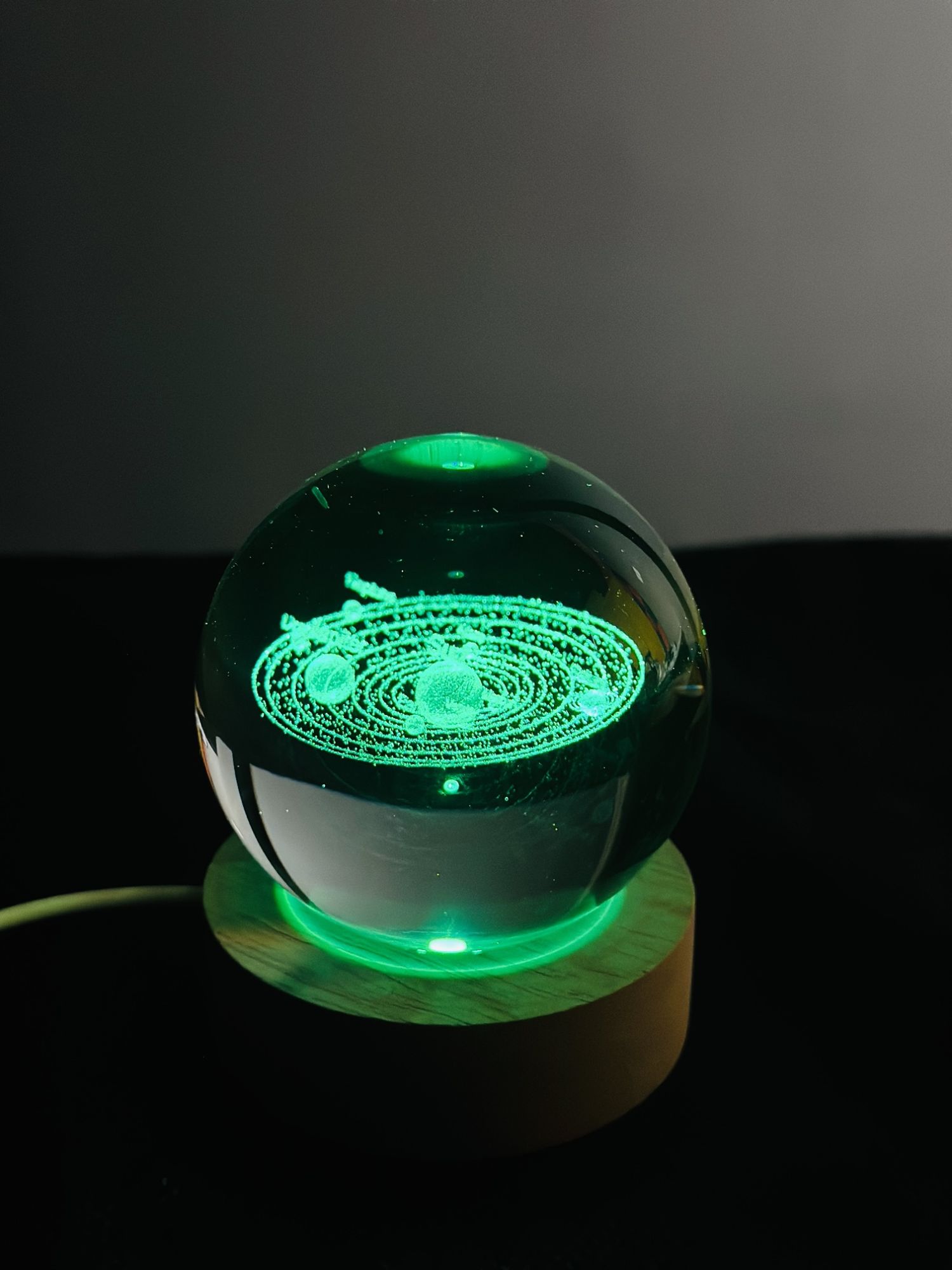 Picture of 3D Color Changing LED Crystal Ball – Solar System
