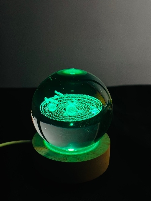 Picture of 3D Color Changing LED Crystal Ball – Solar System