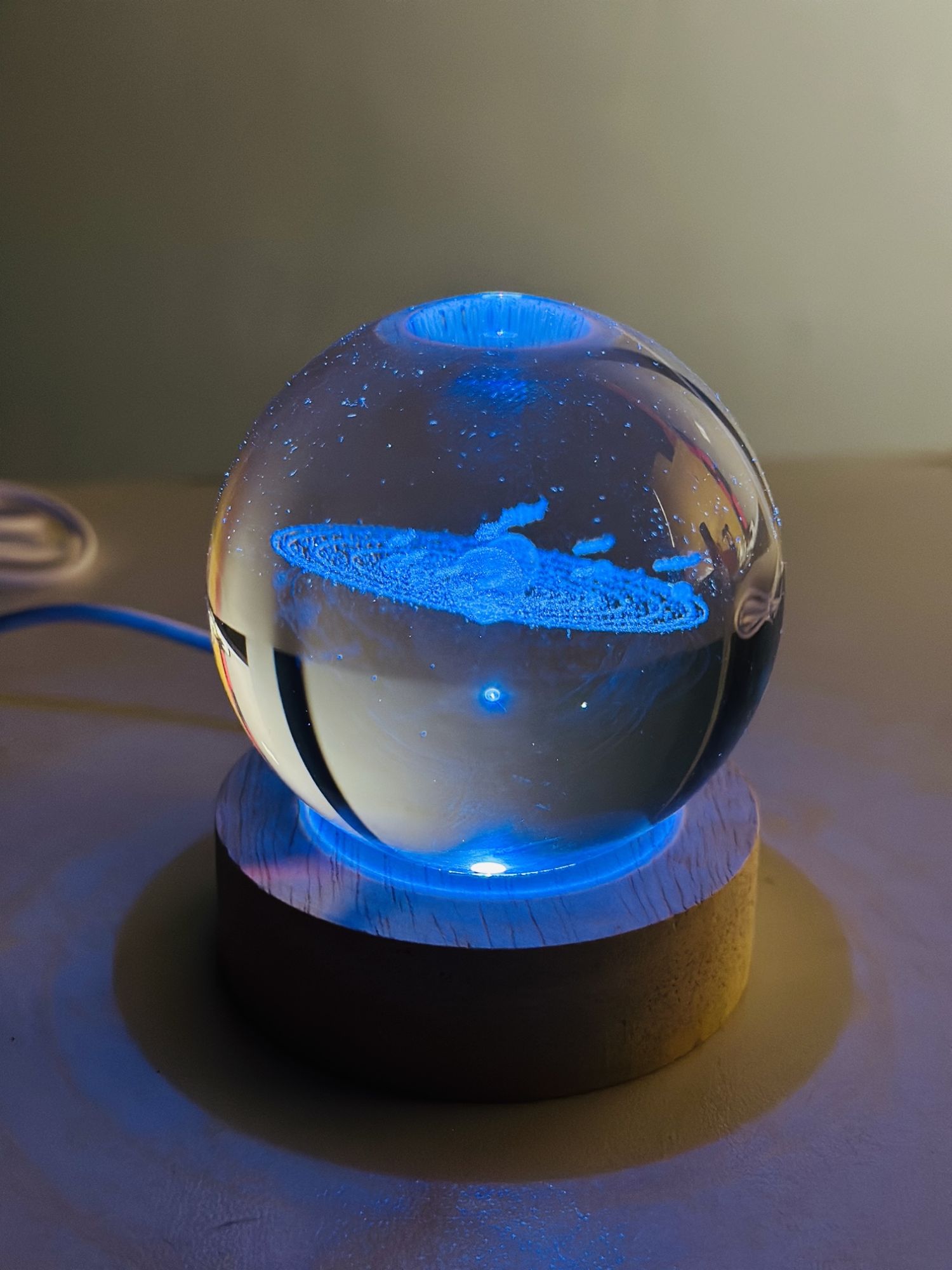 Picture of 3D Color Changing LED Crystal Ball – Solar System