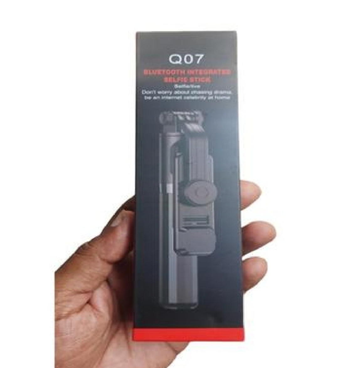 Picture of Q07 Bluetooth Selfie Stick And Bluetooth Remote Control (with light)