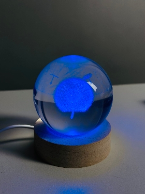 Picture of 3D Color Changing LED Crystal Ball – Dandelion