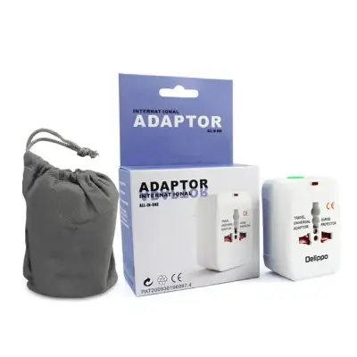 Picture of International Universal Travel Adapter UK US EU AU Plug 2 USB Port Socket Converter Plug