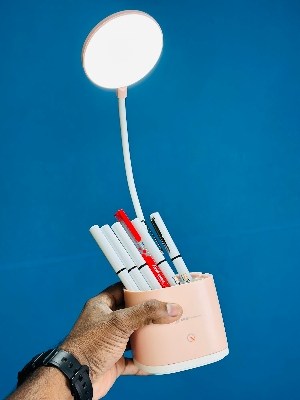 Picture of YAGE YG-T109 Table Lamp Pen Holder Desk Lamp-pink colour