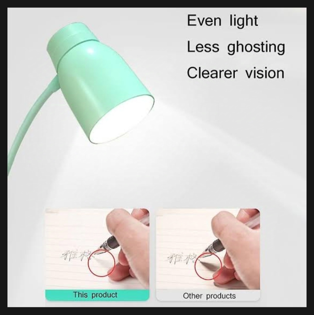 Picture of YAGE YG-T119C Rechargeable Table Lamp with Eye Care Soft Light-Green