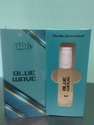 Picture of Blue Wave attar by alif (alif new collection) long lasting good fragrance 8 ml