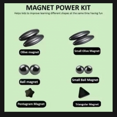 Picture of 10 Pcs Kids Magnet Power Kit for Kids