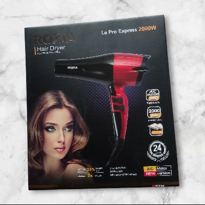 Picture of ROZIA Hair Dryer,2000 WATT,Powerful Features New stock ready in Bangladesh